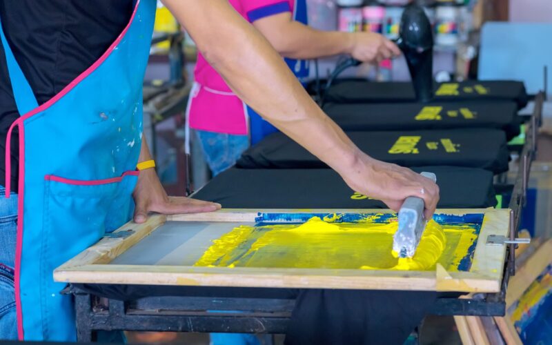 screen print process screen print process